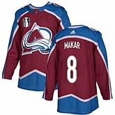 Avalanche 8 Cale Makar Burgundy 2022 Stanley Cup Final Patch Reverse Retro Adidas Jersey,baseball caps,new era cap wholesale,wholesale hats